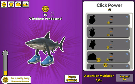 Italian Brainrot Clicker browser game preview